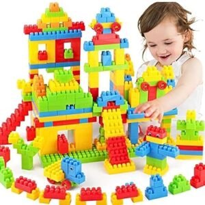 Mirana Brick Crafter Colourful Building Blocks for Kids. Unlock The World of Imagination and Learning (144 Pieces Blocks) for Boys and Girls. Best Block Game Toy | Gift for Kids (Multicolour)